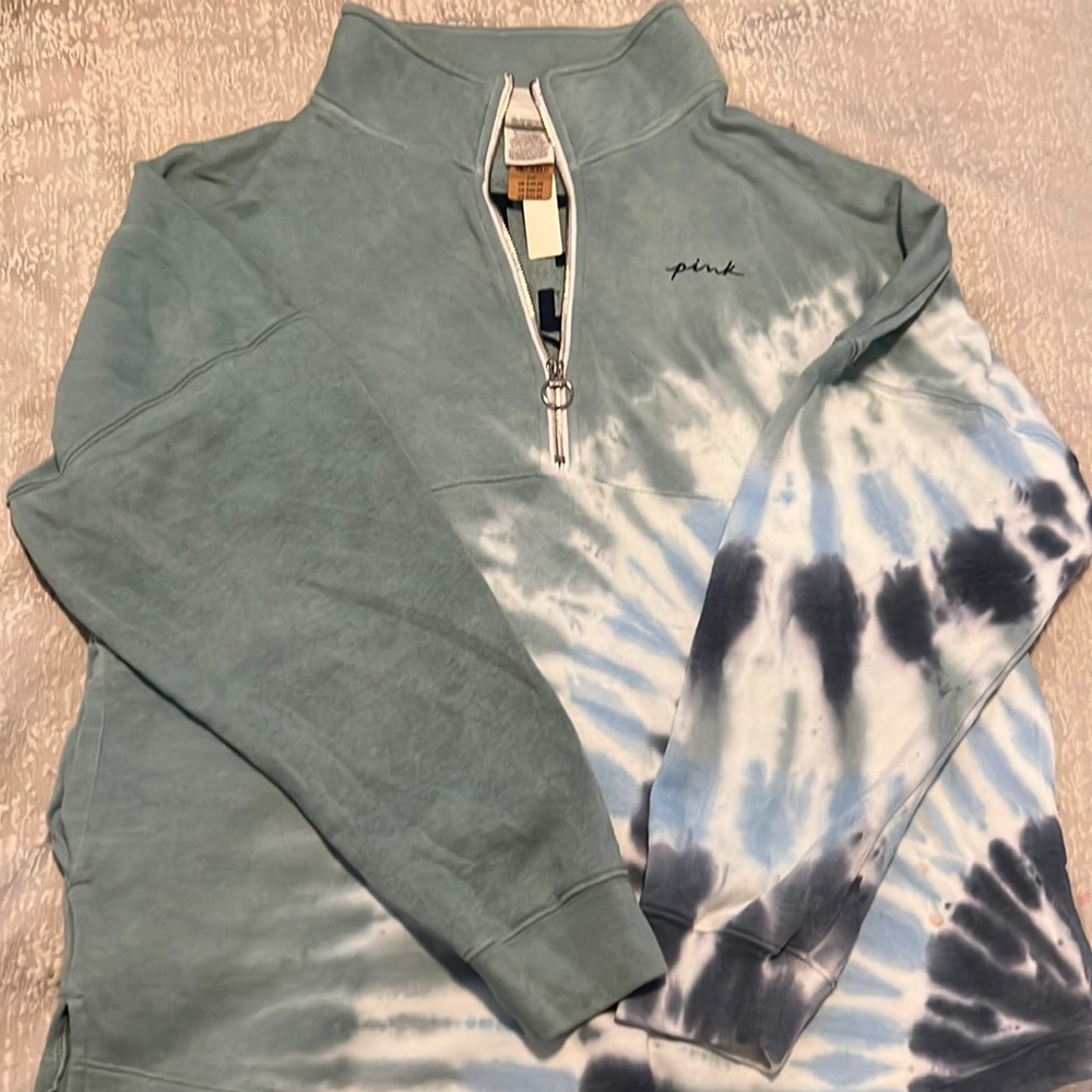NEW PINK Oversized Half Zip